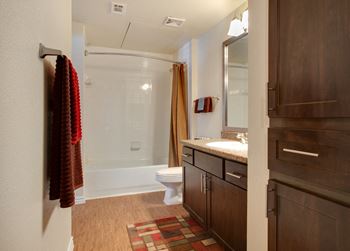 Curved shower rods